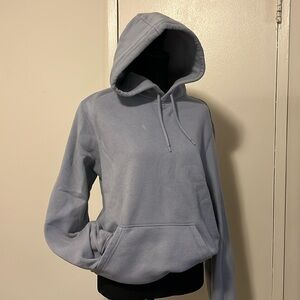 H&M relaxed, fit hoodie light blue periwinkle size M